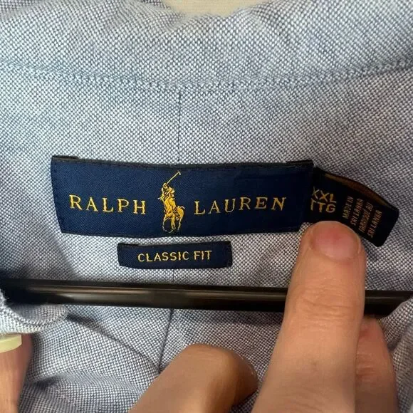 Ralph Lauren Classic Fit Nautical Print Button Down Shirt XXL - Picture 7 of 9